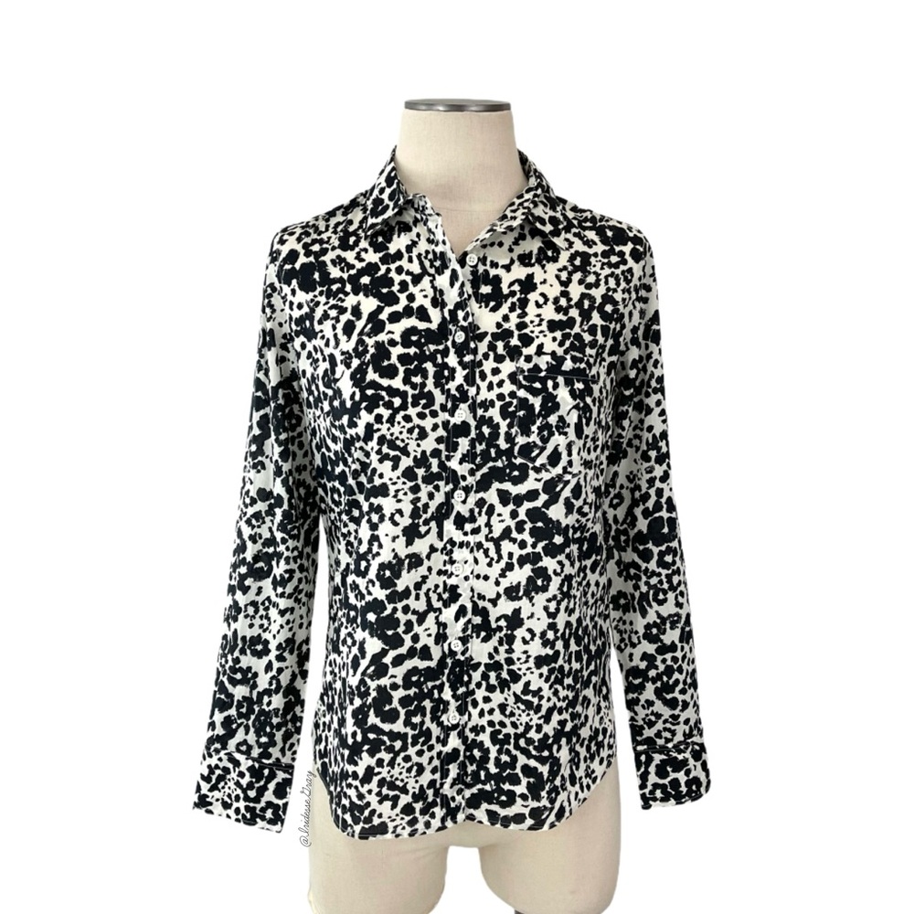 J. Crew- Boy Fit Animal Button Down Shirt 2